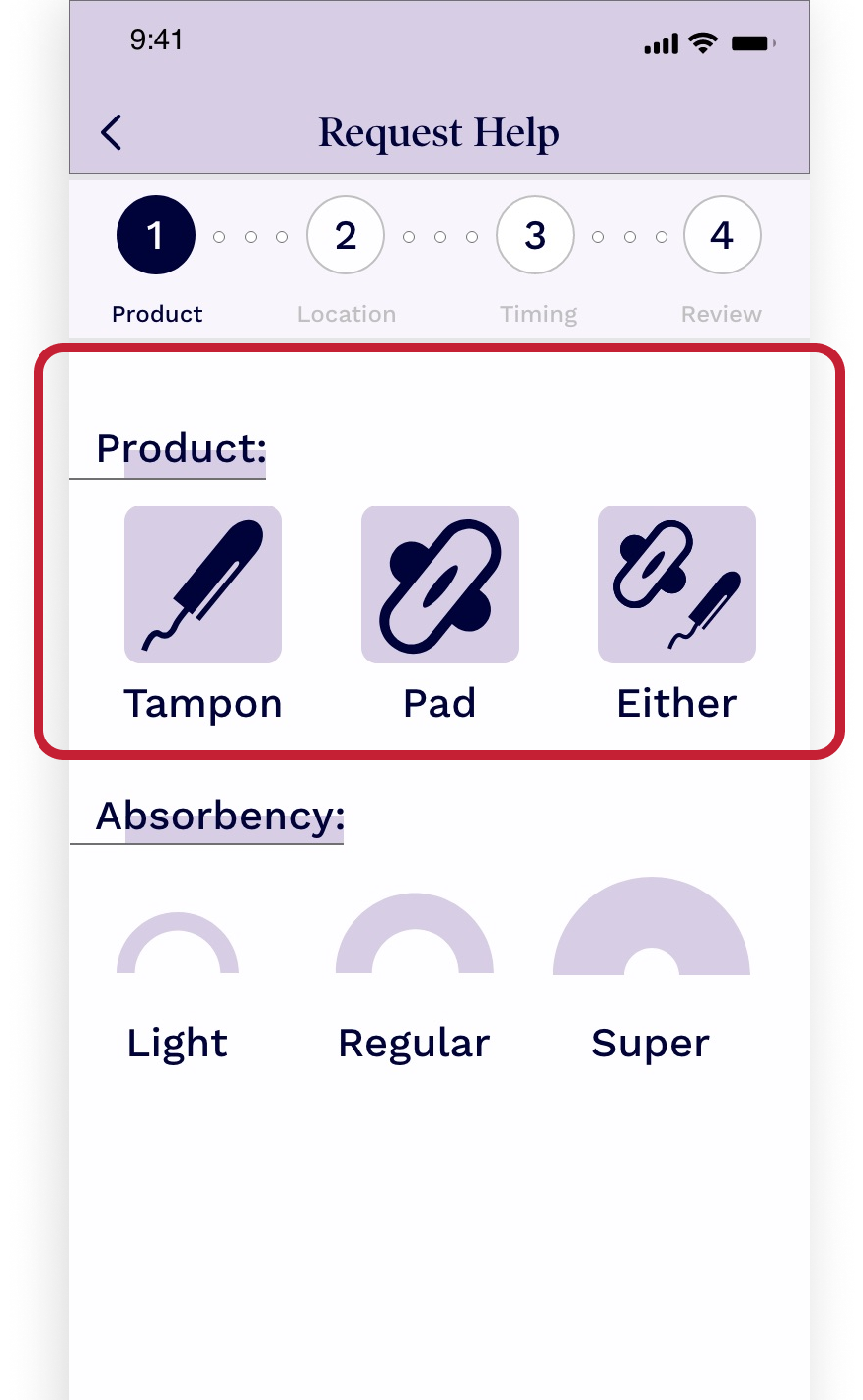 Pain point  -  limited product selection options